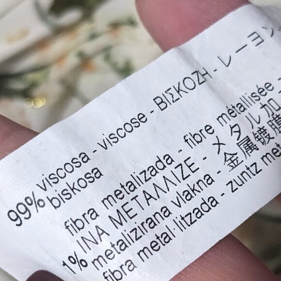 Zara | Ruffled Floral Peplum Top - Picture 10 of 10